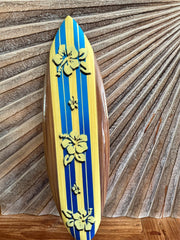 NEW Bali Handmade Air Brushed Surfboard Wall Decor 50cm - Bali Surfboard Sign