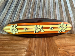 NEW Bali Handmade Air Brushed Surfboard Wall Decor 50cm - Bali Surfboard Sign