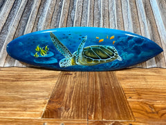 NEW Bali Handmade Air Brushed Surfboard Wall Decor 50cm - Bali Surfboard Sign