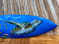 NEW Bali Handmade Air Brushed Surfboard Wall Decor 50cm - Bali Surfboard Sign