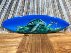 NEW Bali Handmade Air Brushed Surfboard Wall Decor 50cm - Bali Surfboard Sign