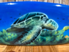 NEW Bali Handmade Air Brushed Surfboard Wall Decor 50cm - Bali Surfboard Sign