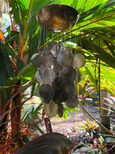 Balinese Capiz Shell Mobile / Wind Chime - Bali Shell Wind Chime - Black
