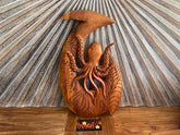 Hand Crafted Polynesian Fishing Hook Wall Art - NZ Maori Suar Wood Fishing Hook