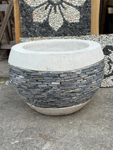 NEW Balinese Hand Crafted & Inlaid Marble Chip Pot - Bali Feature Pot - 40x30cm