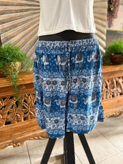 Ladies Bali Beach / Shirred Waist Bali Shorts SO COMFY XXL - Ladies Bali Shorts