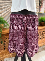 Ladies Bali Beach / Shirred Waist Bali Shorts SO COMFY XXL - Ladies Bali Shorts