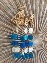 Driftwood Fish/Capiz Shell Windchime / Mobile - Bali Fish Windchime S