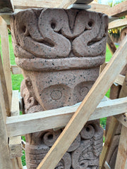 Balinese Hand Carved Primitive Statue - Concrete / Paras - Unique Bali Statue