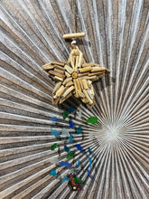 Balinese Driftwood Starfish w/Sea Glass Windchime - Bali Sea Glass Chime