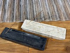 NEW Balinese Hand Crafted Marble Incense Stick Holder / Marble Incense Holder