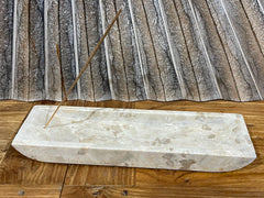 NEW Balinese Hand Crafted Marble Incense Stick Holder / Marble Incense Holder