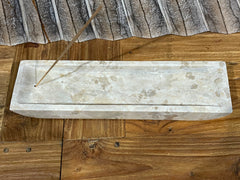 NEW Balinese Hand Crafted Marble Incense Stick Holder / Marble Incense Holder