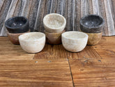 NEW Balinese Hand Crafted Marble Small Bowl / Marble Bowl / Small Marble Bowl