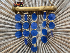 NEW Balinese Capiz Shell Windchime / Mobile - 5 Strand Bar Bali Chimes