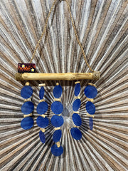 NEW Balinese Capiz Shell Windchime / Mobile - 5 Strand Bar Bali Chimes