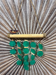 NEW Balinese Capiz Shell Windchime / Mobile - 5 Strand Bar Bali Chimes