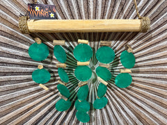 NEW Balinese Capiz Shell Windchime / Mobile - 5 Strand Bar Bali Chimes