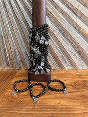 NEW Hand Crafted Stone Bead w/Tree of Life Charm Bracelet - One size.