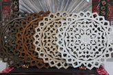 NEW BALINESE CARVED MDF/WOOD MANDALA / TROPICAL WALL PANELS - BALI WALL ART