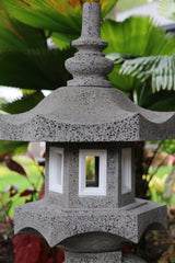 NEW Balinese Hand Crafted Wave Lantern - Bali Garden Lantern