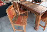 NEW Recycled Quality Teak Wood Dining Table with 8 Chairs - Bali Furniture
