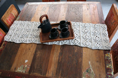 SALE $1500 Recycled Quality Teak Wood Dining Table with 8 Chairs BALI FURNITURE