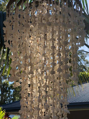 NEW Balinese Shell Hanging Decor or Shell Pendant Light Shade