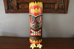 NEW Hand Crafted Tiki Bar / Polynesian Tiki Mask / Totem MANY VARIETIES 50cm