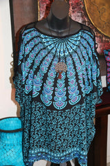 Balinese Kaftan Top - Beachwear / Casualwear - MANY COLOURS AVAIL - One Size