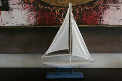 NEW Balinese Handmade Yacht on Stand - Balinese Nautical Range