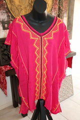 Balinese Kaftan Top - Beachwear / Casualwear - MANY COLOURS AVAIL - One Size
