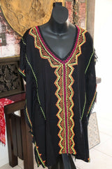 Balinese Kaftan Top - Beachwear / Casualwear - MANY COLOURS AVAIL - One Size