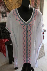 Balinese Kaftan Top - Beachwear / Casualwear - MANY COLOURS AVAIL - One Size