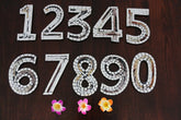 NEW Balinese Mosaic House Number - Choose from 1-0 - Mosaic House or Unit Number