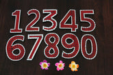 NEW Balinese Mosaic House Number - Choose from 1-0 - Mosaic House or Unit Number