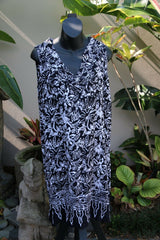 NEW Cotton Summer Dress - One Size - Bali Beach Dress - Casual Cool Cotton Dress