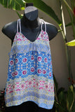 NEW Ladies Cotton Bali Top / One Size / Cool Balinese Summer Casual Top