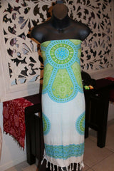 Bali Beach Sarong - Summer Beach Sarong - Bikini Cover Up - 5 COLOURS AVAILABLE