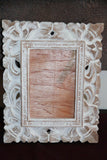 NEW Bali Hand Carved Wood Photo Frame 2 COLOURS AVAILABLE - Suit 10 x 15cm Photo