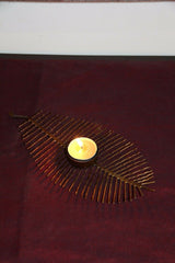 NEW Balinese Metal Leaf T-Light Candle Holder - Bali Candle Holder - 3 DESIGNS!!