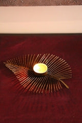 NEW Balinese Metal Leaf T-Light Candle Holder - Bali Candle Holder - 3 DESIGNS!!