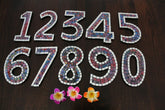 NEW Balinese Mosaic House Number - Choose from 1-0 - Mosaic House or Unit Number
