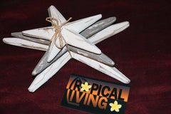NEW Balinese Hand Crafted Set 3 Starfish Decor - 4 Colours Available