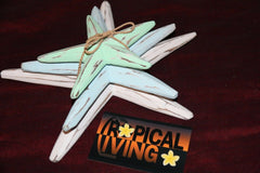NEW Balinese Hand Crafted Set 3 Starfish Decor - 4 Colours Available