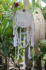 NEW Bali Dream Catcher - Crochet, Tassels, Beads, Coins - 5 Colours Available