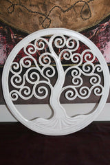 NEW Balinese Carved MDF/Wood Wall Panels - TREE OF LIFE - 3 Colours Available