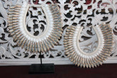 NEW Hand Crafted Balinese Shell Tribal Neck Piece - Primitive Shell Art - BOHO A