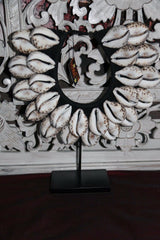 NEW Hand Crafted Balinese Shell Tribal Neck Piece - Primitive Shell Art - BOHO A