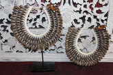 NEW Hand Crafted Balinese Shell Tribal Neck Piece - Primitive Shell Art - BOHO A